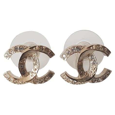 boucle d'oreilles chanel pas cher|Boucles d'oreilles Chanel femme occasion .